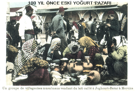 Kazançlar'dan Tarihi Fotoğraflar Eski Yoğurt Pazarı